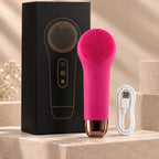 Brosse Nettoyante Visage Chaud & Froid VELYSERA — Fuchsia