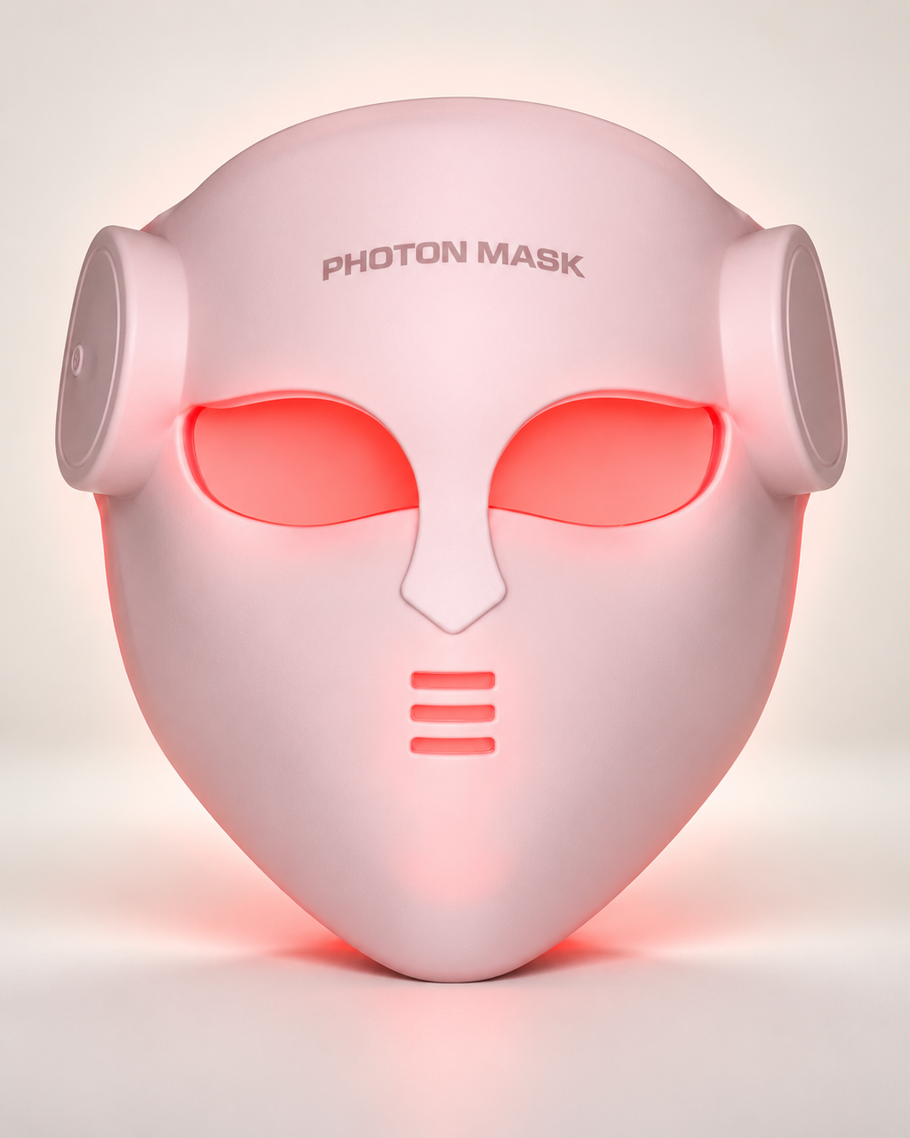 Masque LED visage VELYSERA rose avec lumière rouge 630 nm